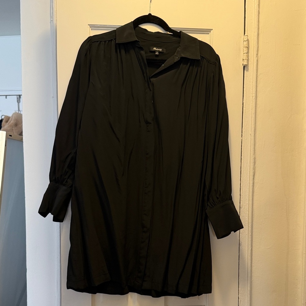 Madewell Black Shirt Dress